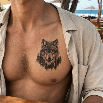 Lobo en el bosque